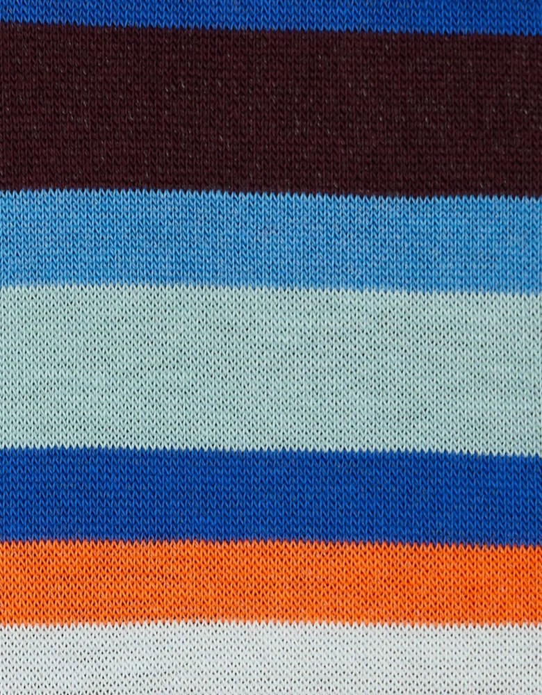 PAUL SMITH MAREK STRIPE SOCK MULTI BLUE STRIPE