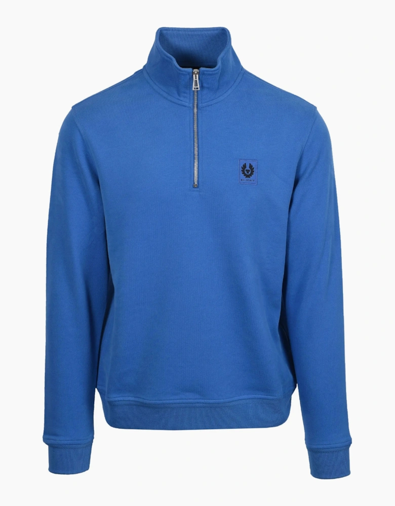 BELSTAFF HALF ZIP SWEATSHIRT MARINE BLUE