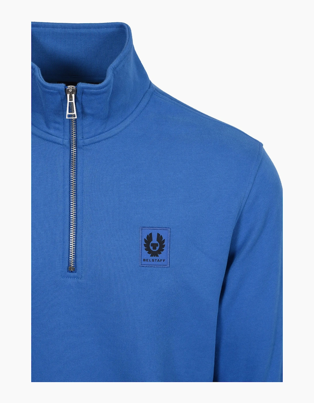 BELSTAFF HALF ZIP SWEATSHIRT MARINE BLUE