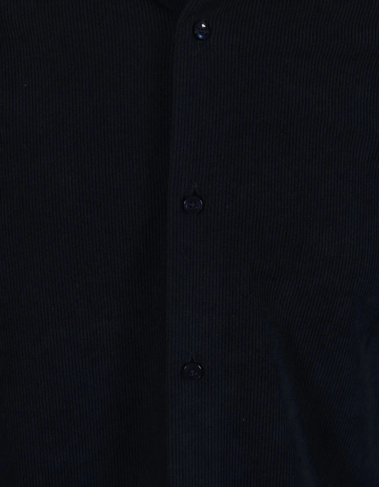 Boss Black KENT CORDUROY SHIRT DARK BLUE