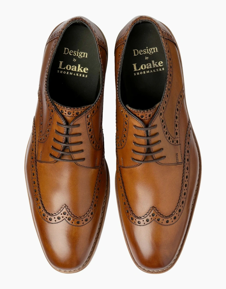 Loake RANKIN DERBY CALF BROGUE TAN
