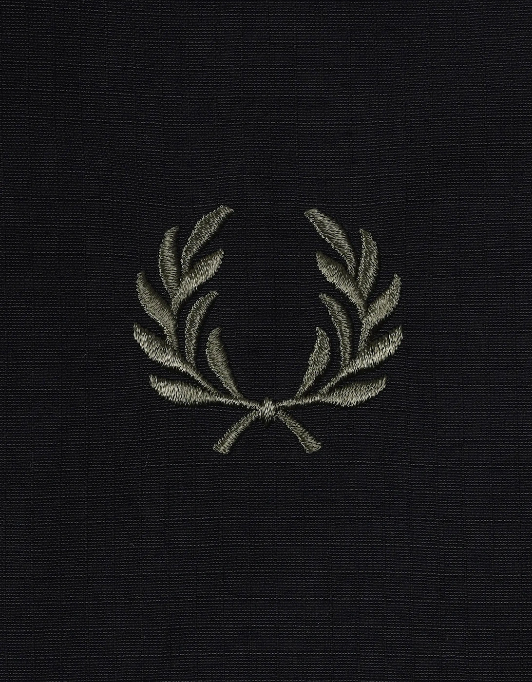 FRED PERRY CROPPED RIPSTOP PARKA BLACK