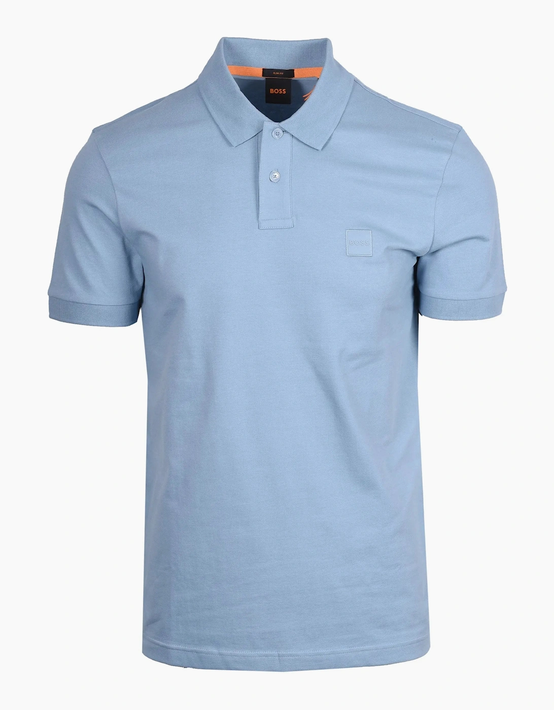 Hugo Boss Men's Blue Boss Orange Passenger Polo Light Pastel  42 Size Xl
