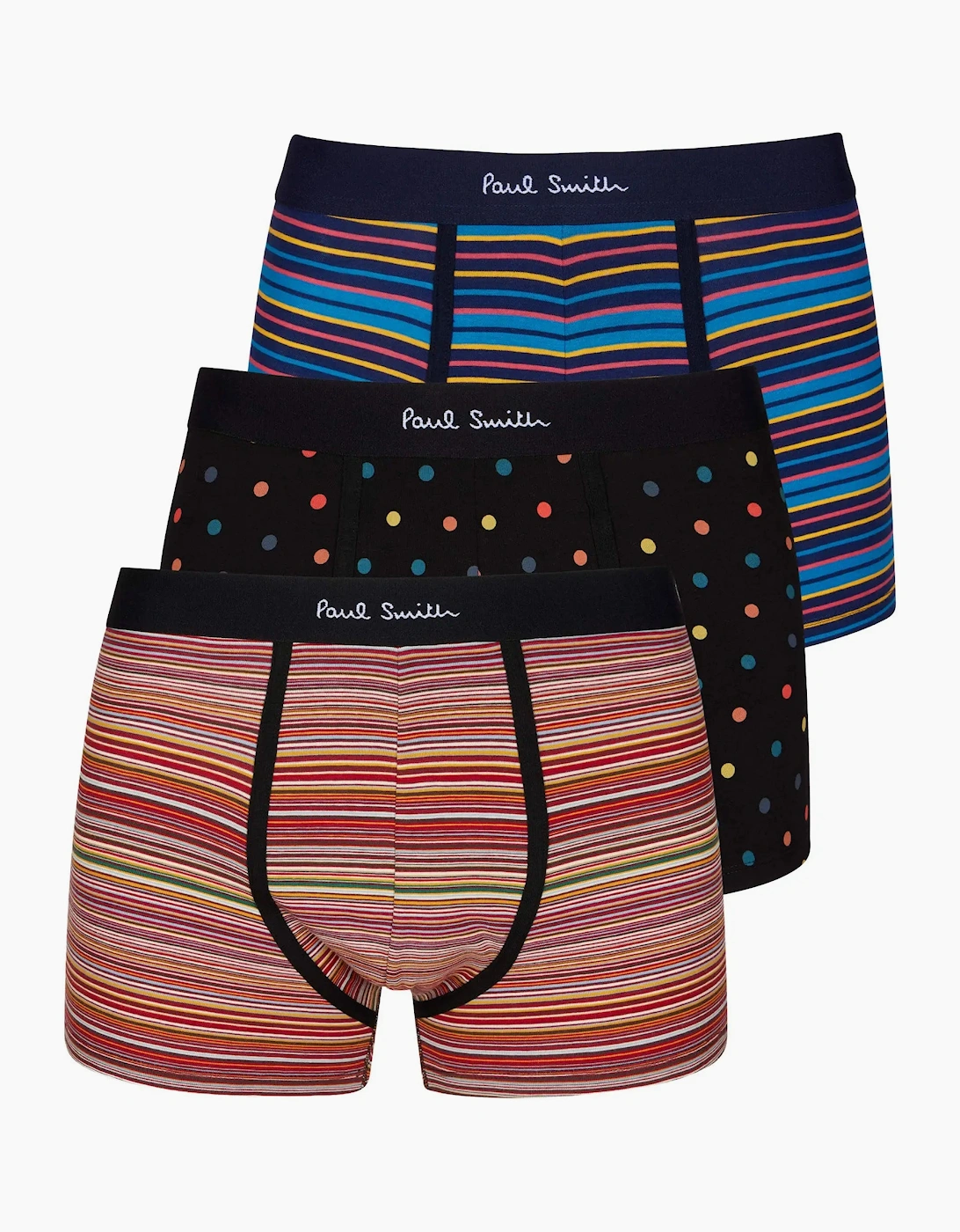 PAUL SMITH 3 PK BOXER SHORTS SPOT/STRIPE/MULTI, 2 of 1