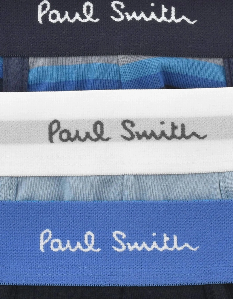 PAUL SMITH 3PK BOXER SHORTS STRIPE/BLUE/NAVY