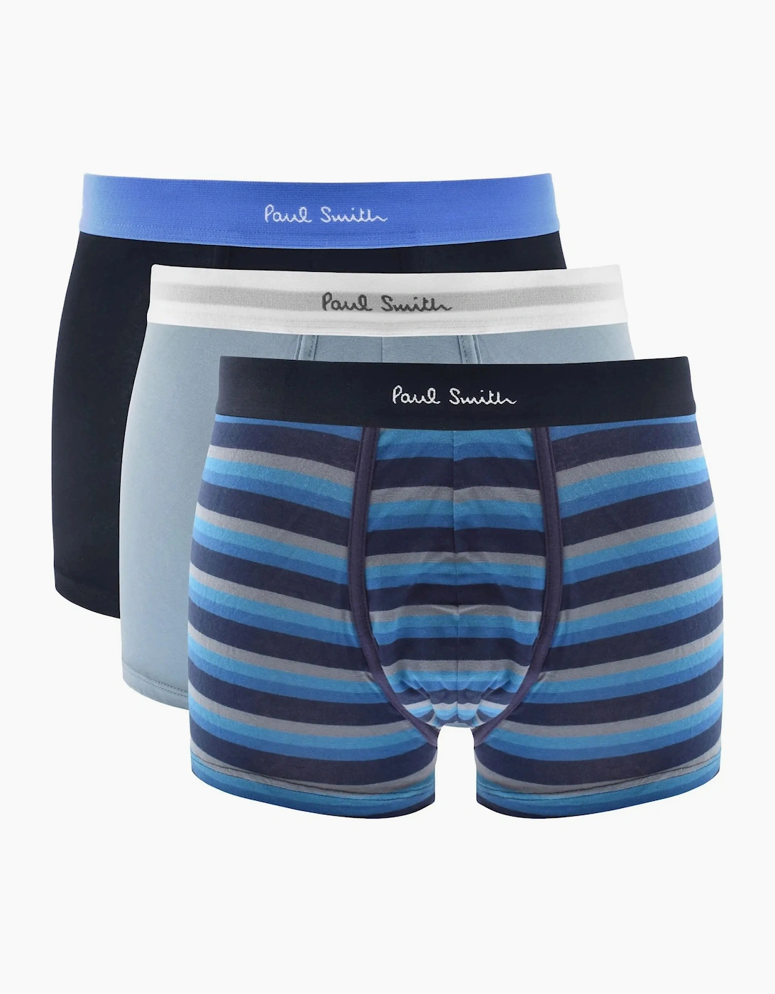 PAUL SMITH 3PK BOXER SHORTS STRIPE/BLUE/NAVY, 3 of 2