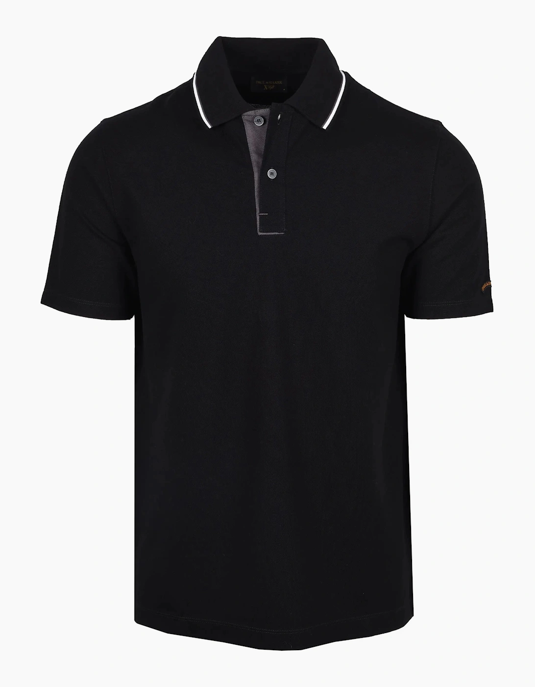 Paul & Shark Tipped Polo Shirt Black