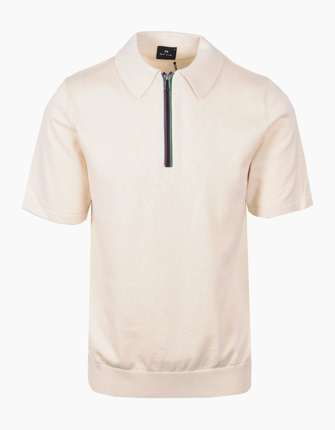 Paul Smith Men's White Sweater Ss Polo  44 Size 2XL