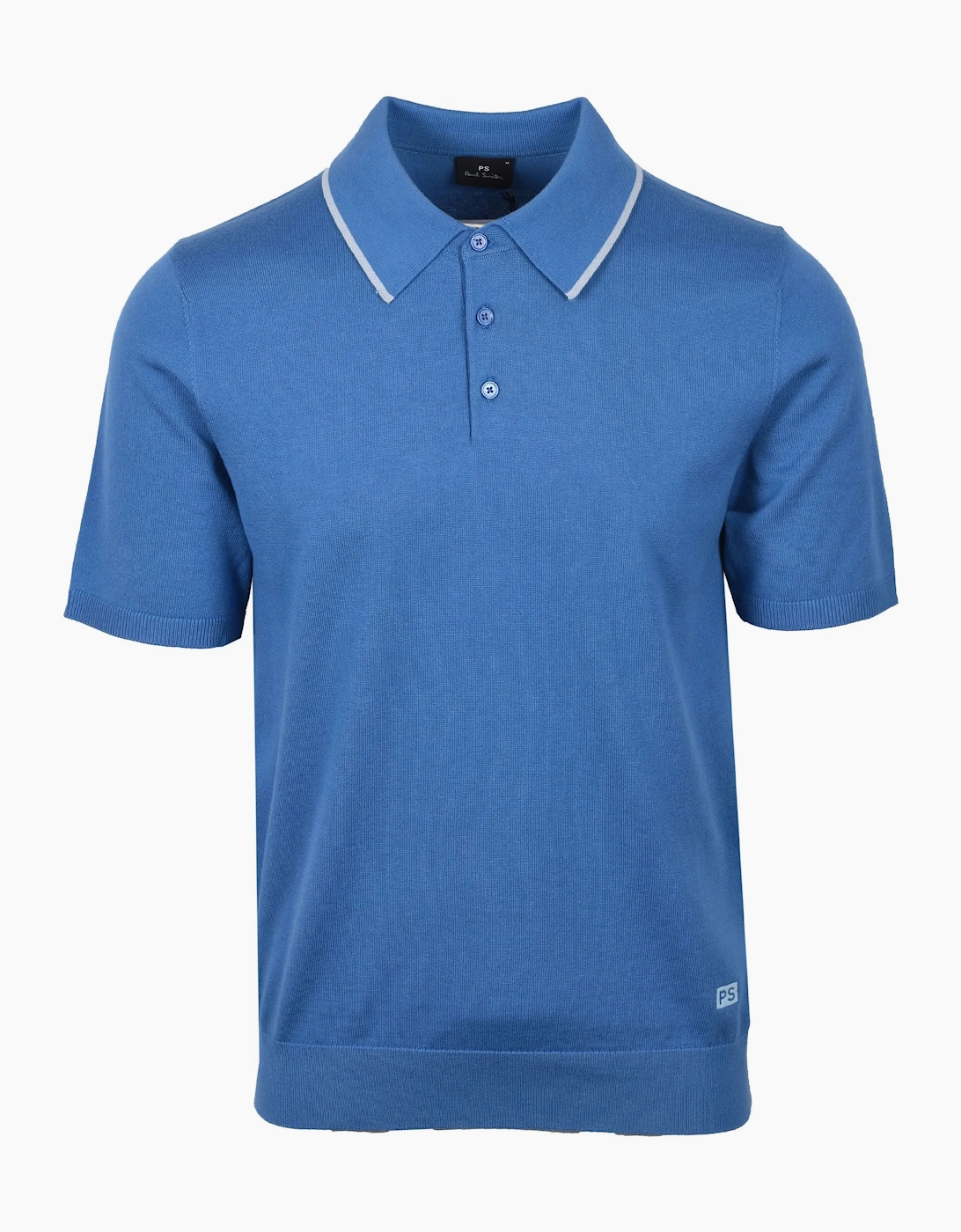 Paul Smith Men's Blue Sweater Ss Polo  44 Size 2XL