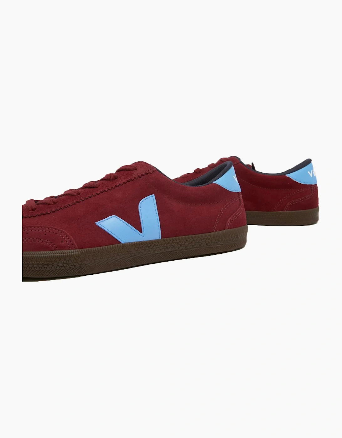 VEJA VOLLEY SUEDE TRAINER GRENAT/AQUA/EAGLE