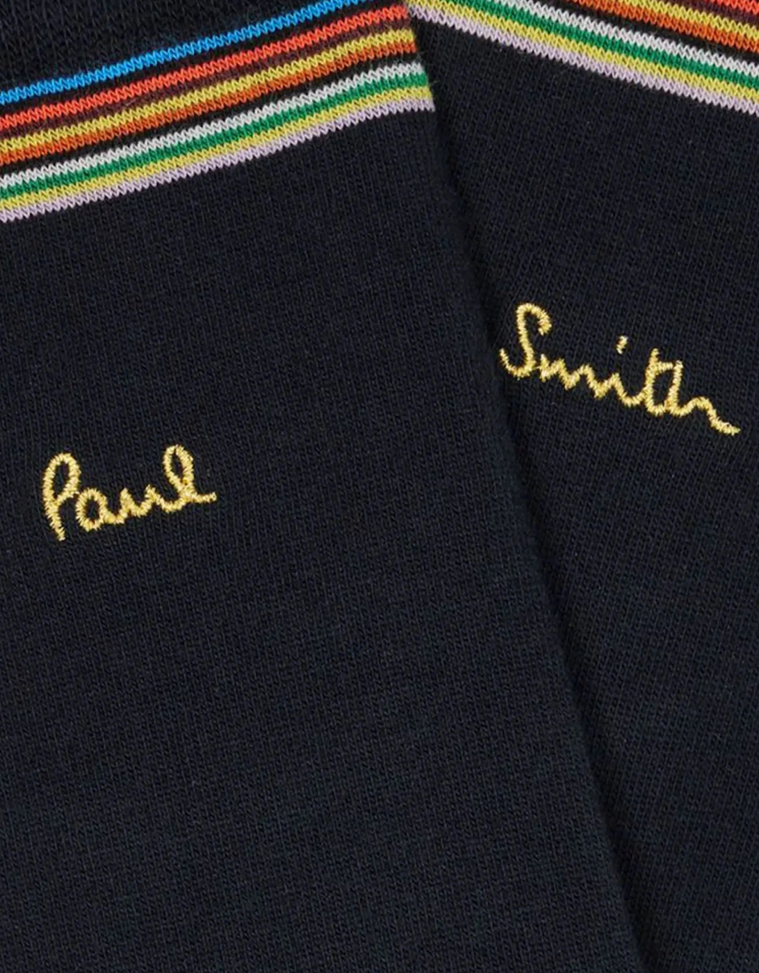 PAUL SMITH 3 PACK GOLD SIGNATURE SOCK MULTI STRIPE