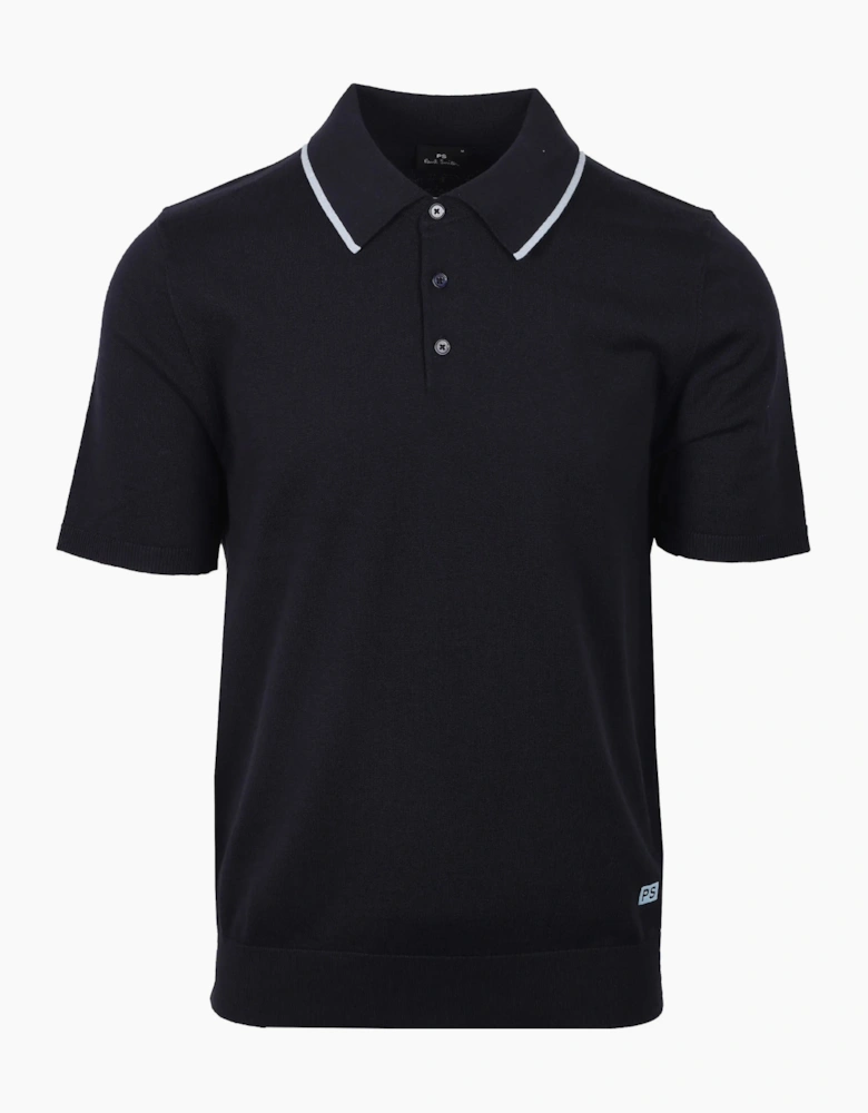 PAUL SMITH SWEATER SS POLO NAVY
