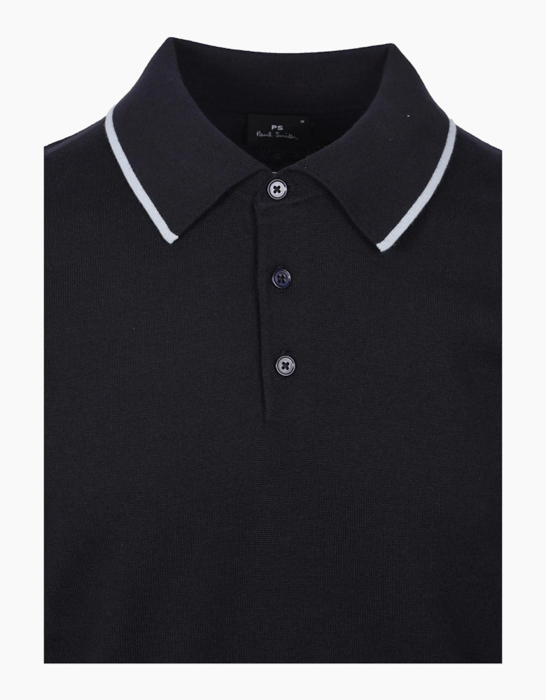 PAUL SMITH SWEATER SS POLO NAVY