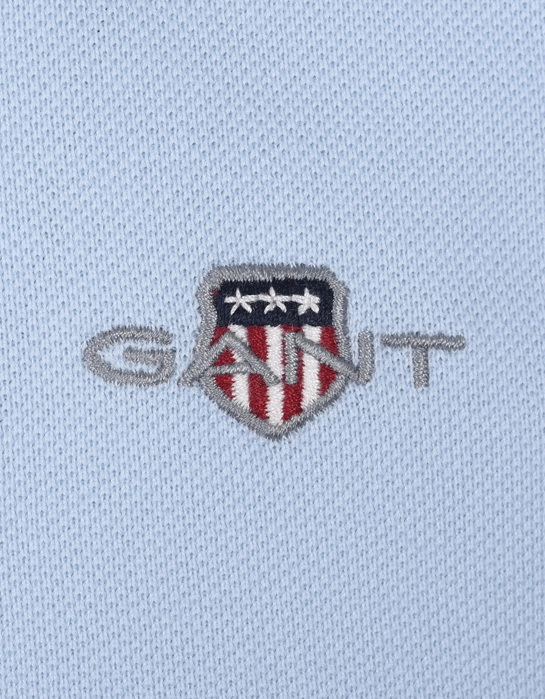 GANT REG SHIELD SS PIQUE POLO SHIRT FRESH BLUE