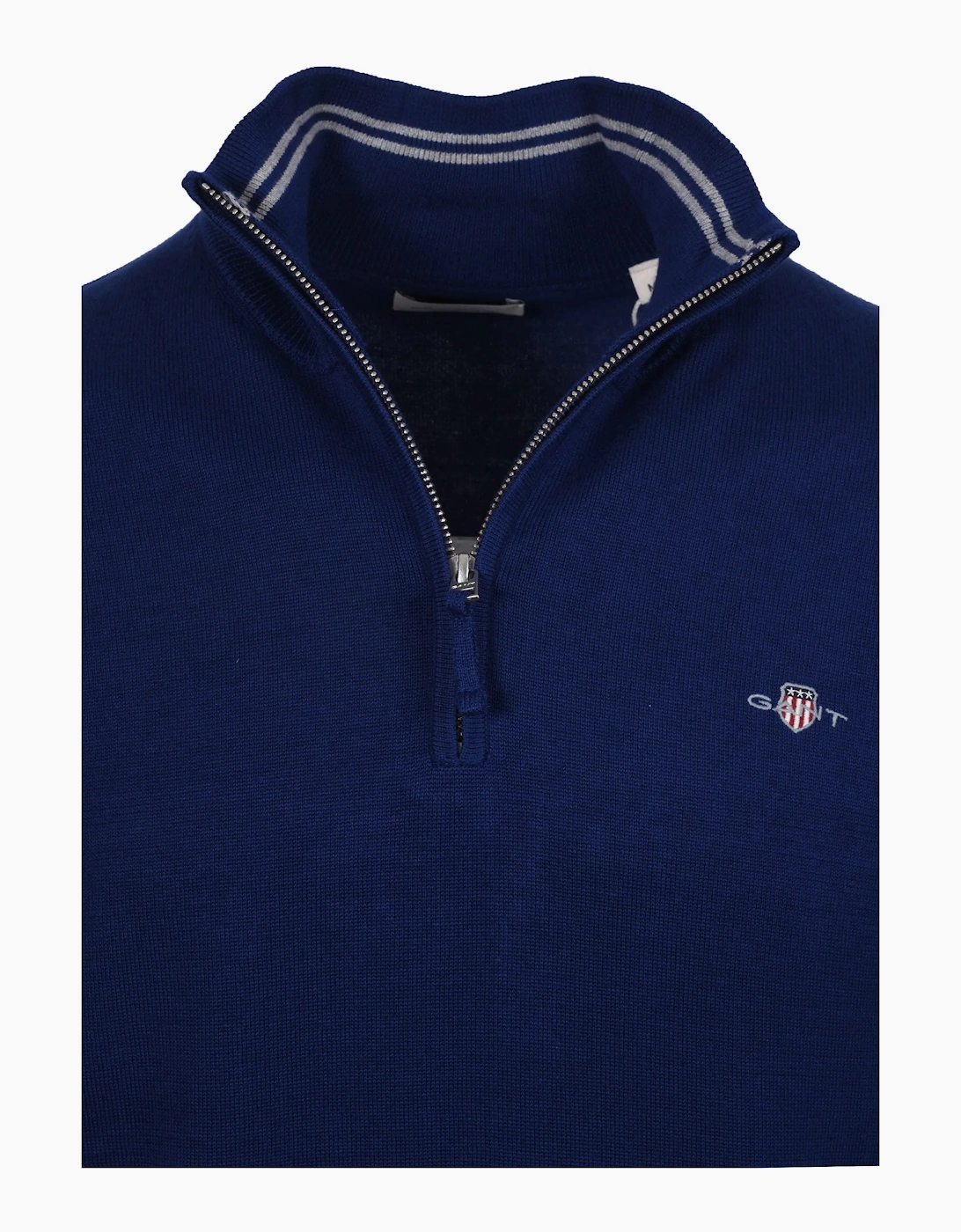 GANT CLASSIC COTTON HALF ZIP RICH NAVY