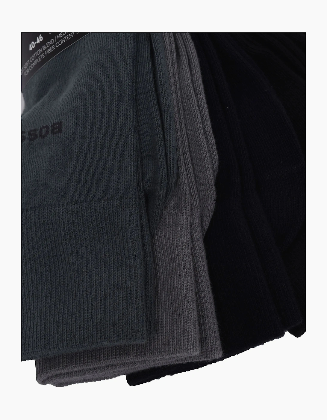 Boss Black 5 Pack Socks Grey/Black
