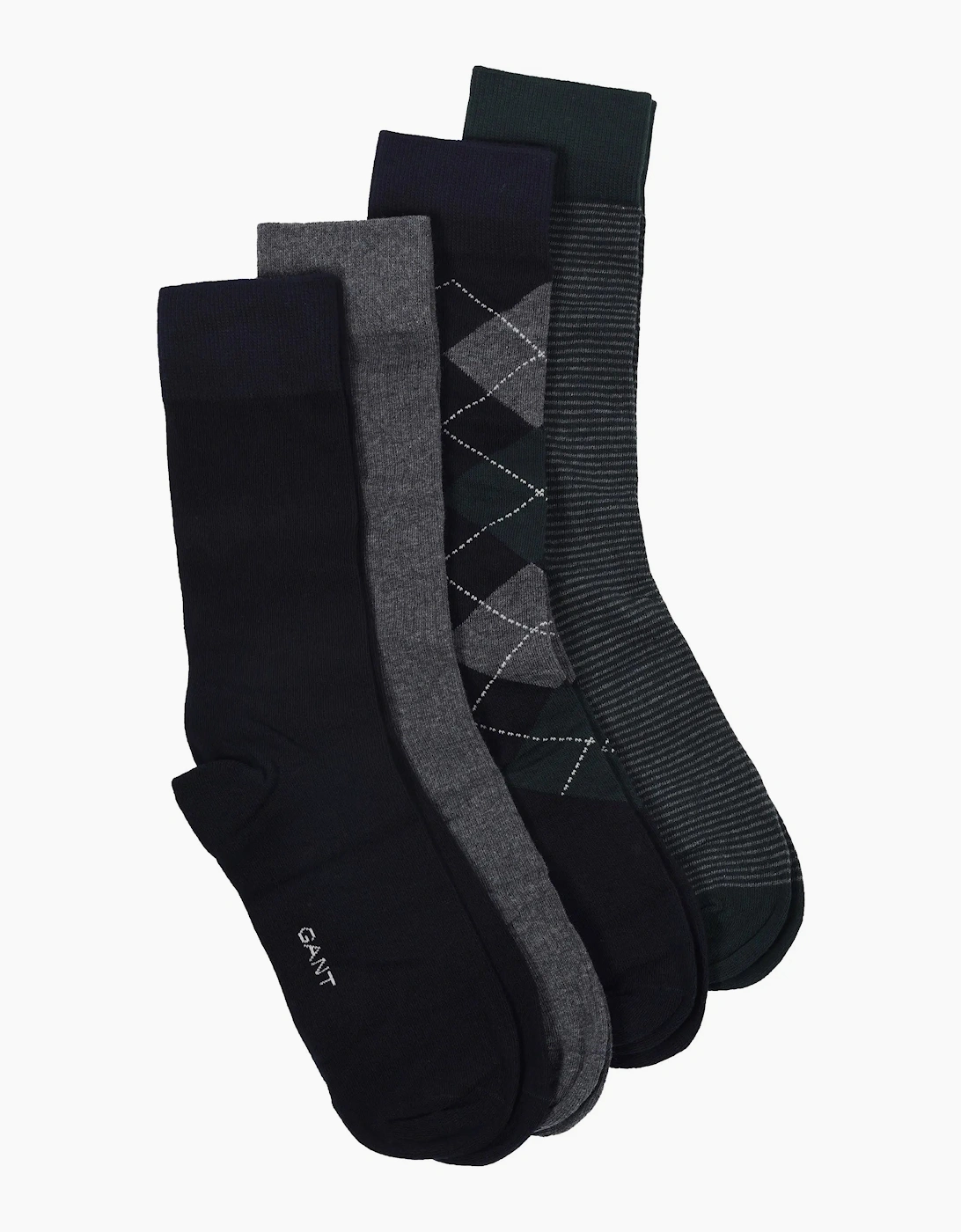 Gant Argyle & Stripe 4pk Socks Marine
