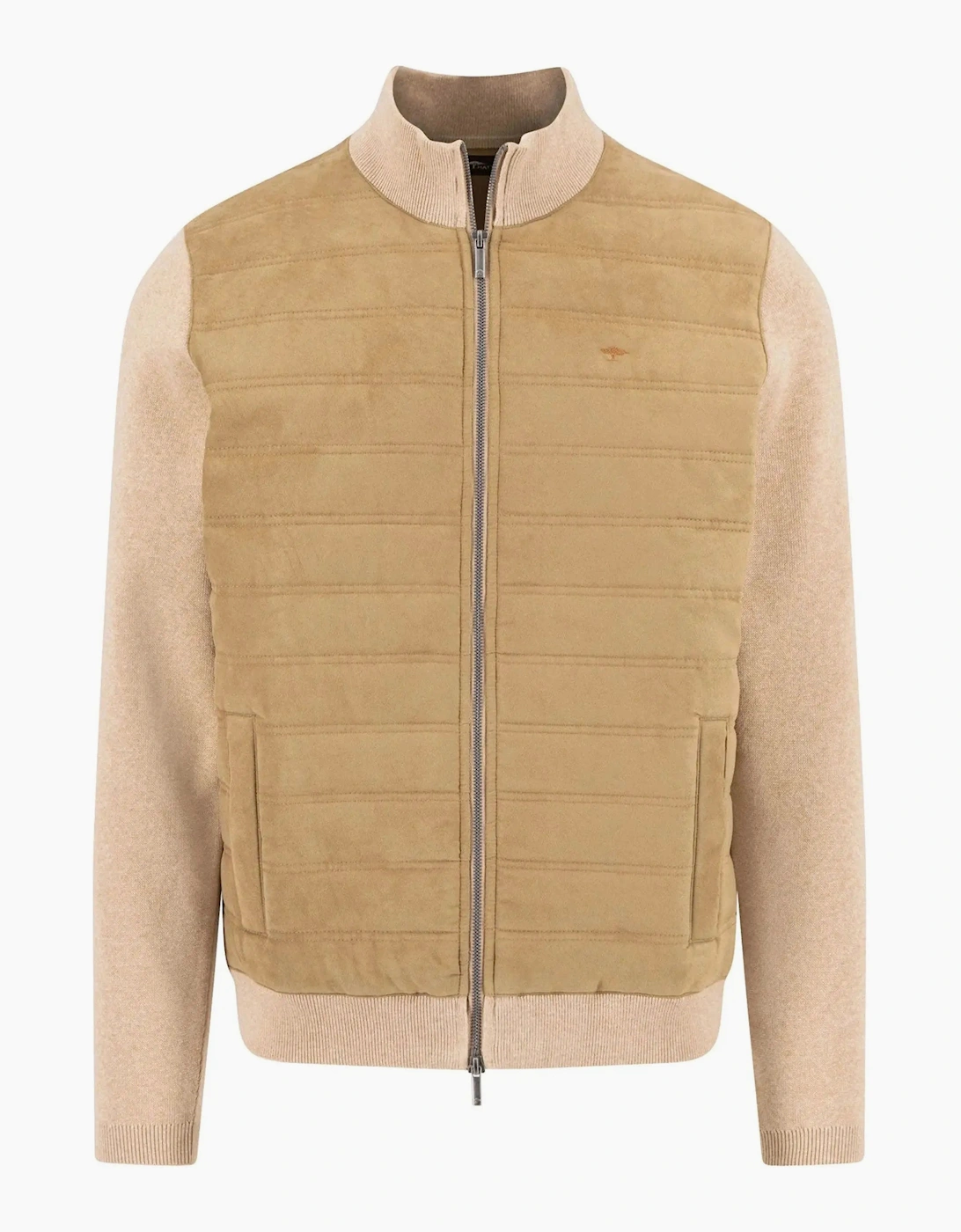 Fynch-Hatton Full-Zip Knitwear Taupe, 4 of 3