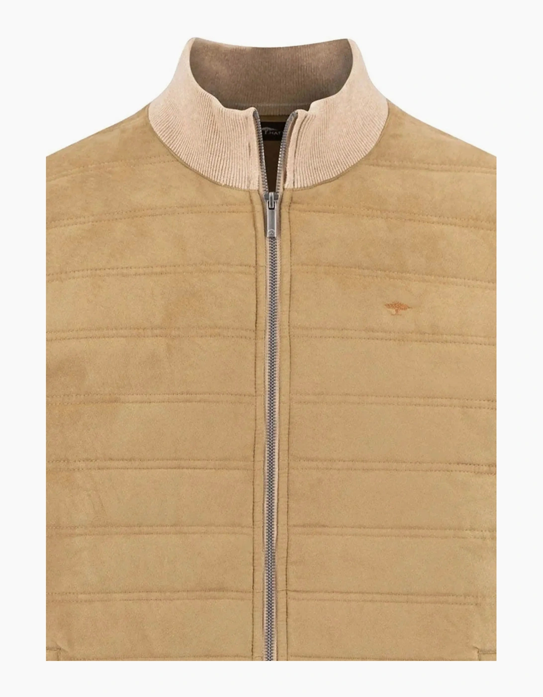 Fynch-Hatton Full-Zip Knitwear Taupe