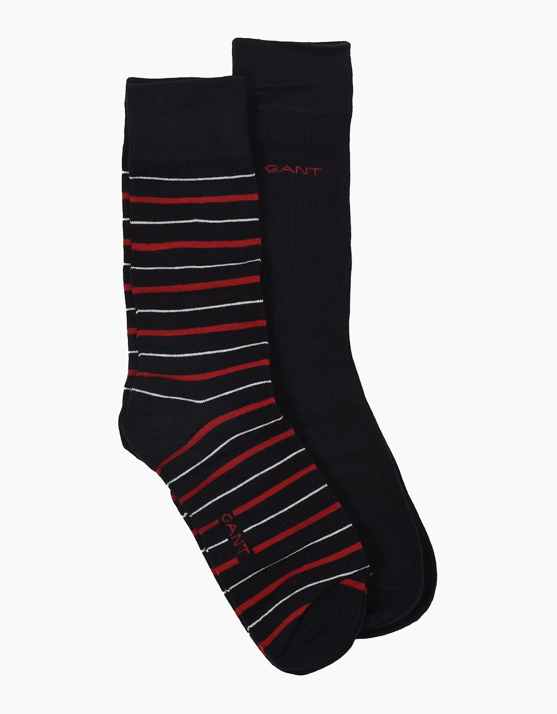 Gant Multi-Stripe 2pk Socks Black