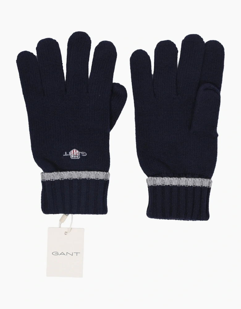 Gant Beanie & Glove Set Marine