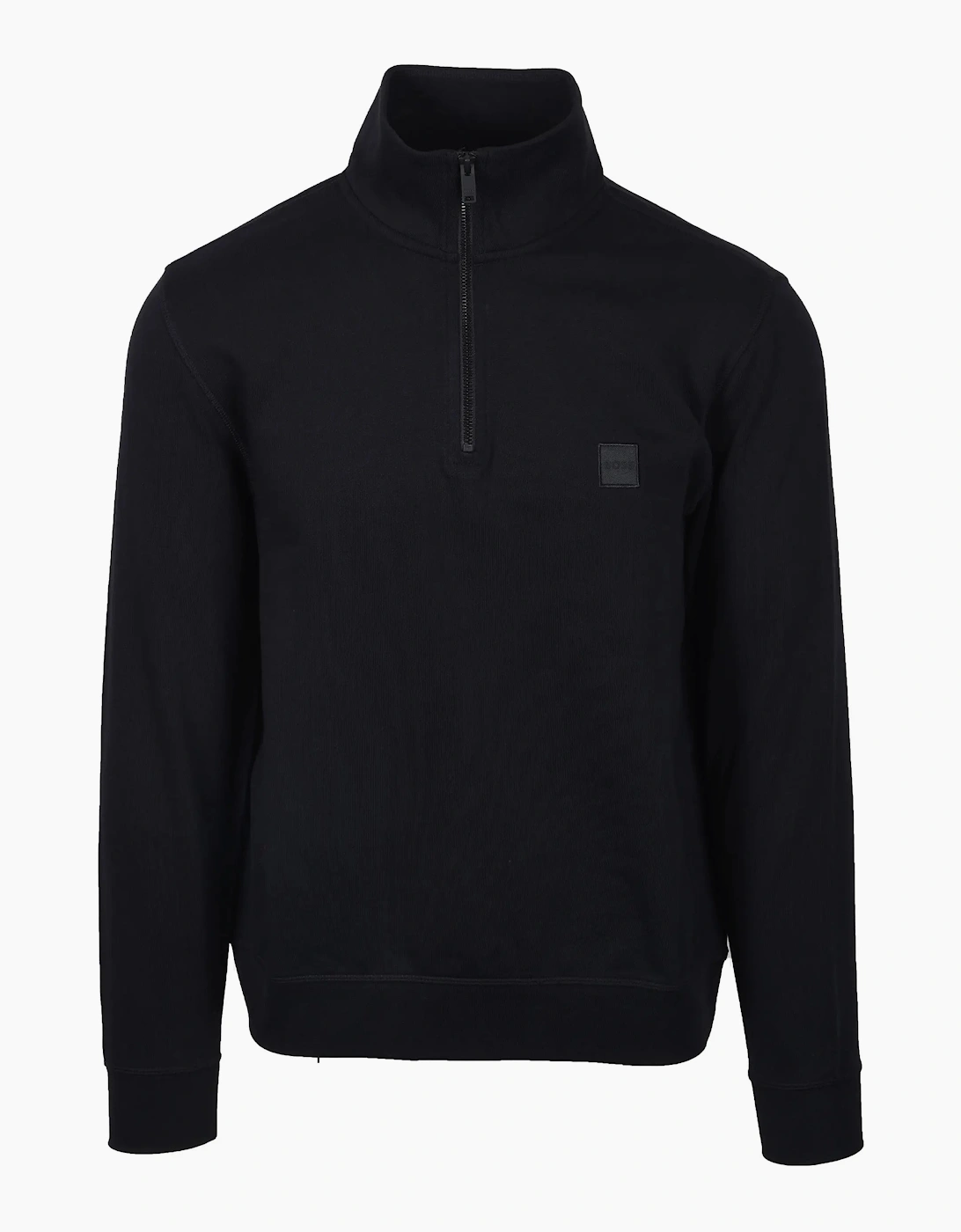 Boss Orange ZETRUST Half Zip SWEATSHIRT BLACK, 5 of 4