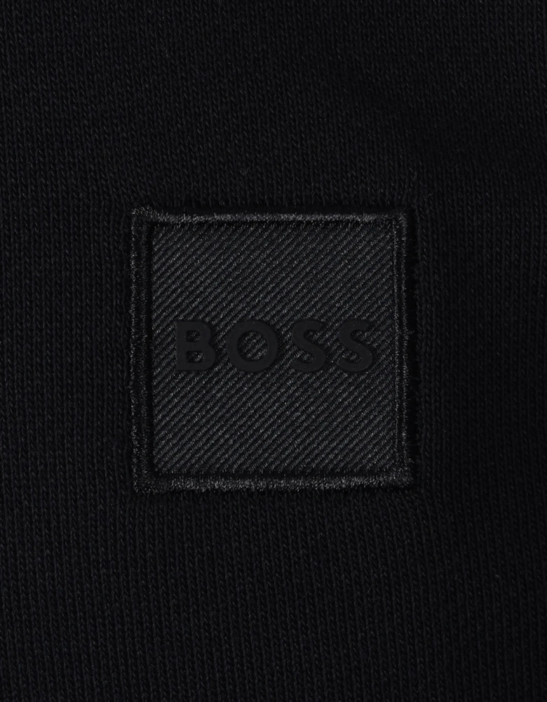 Boss Orange ZETRUST Half Zip SWEATSHIRT BLACK