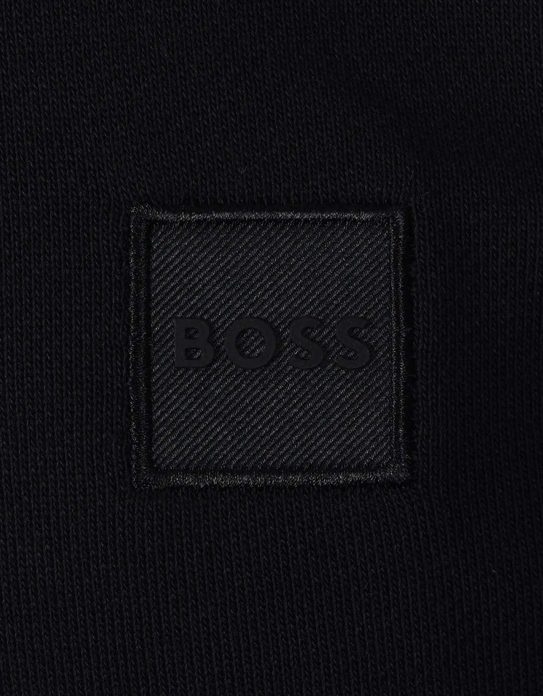 Boss Orange ZETRUST Half Zip SWEATSHIRT BLACK