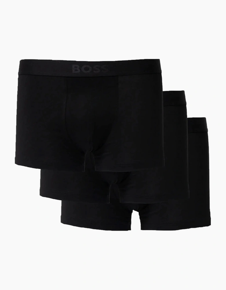 Boss Black 3 PACK TRUNKS BLACK