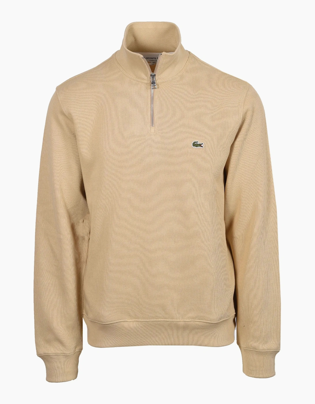 Lacoste HALF ZIP SWEATSHIRT BEIGE, 4 of 3