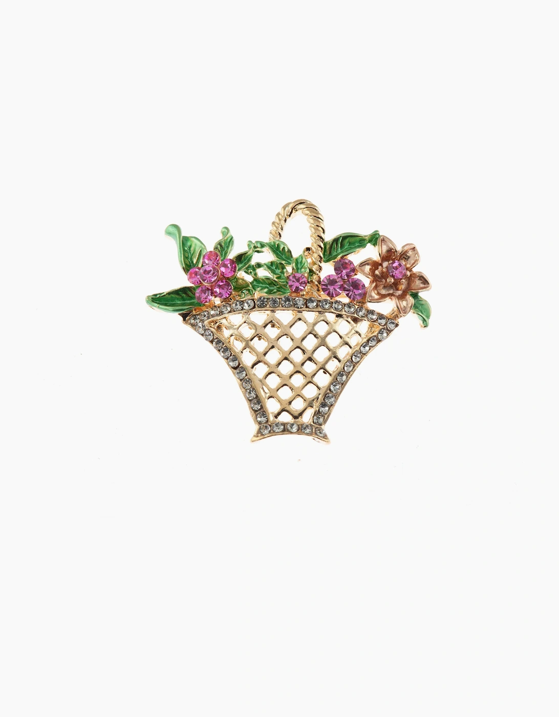 Cachet London Floria Flower Basket Brooch