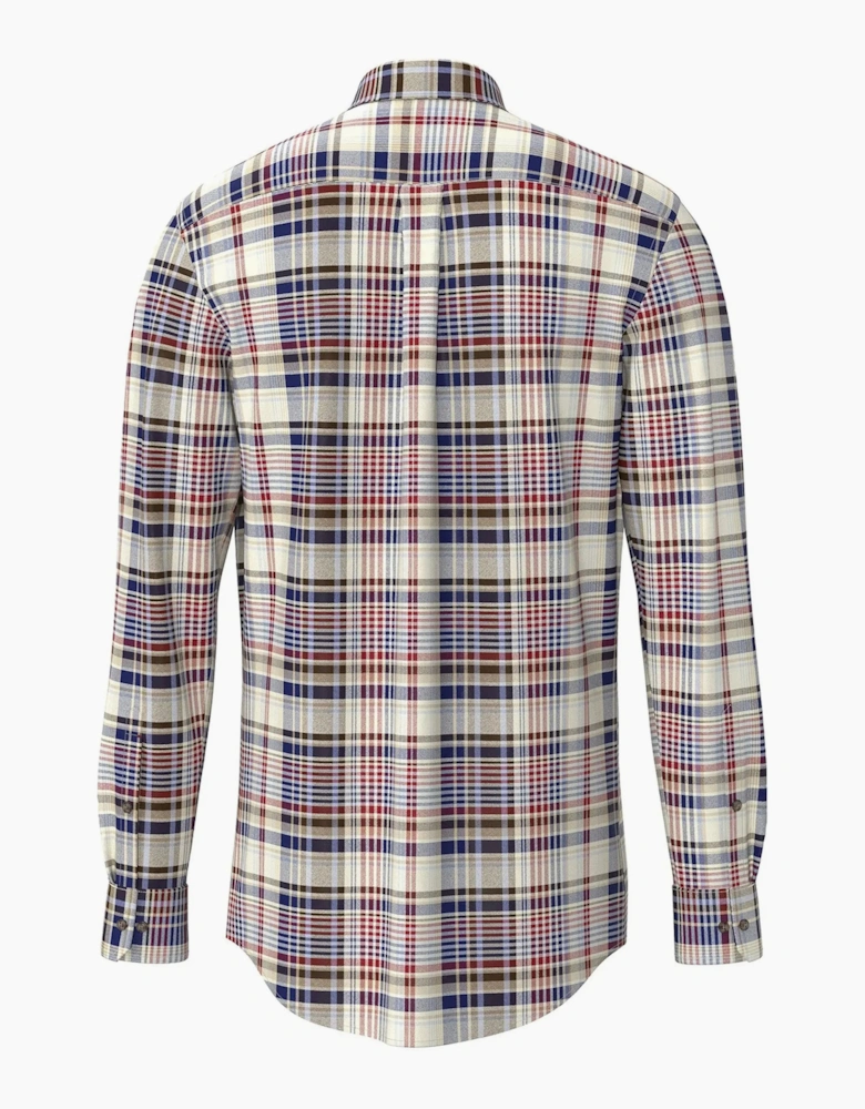 Fynch-Hatton Long Sleeve Shirt Garnet Red