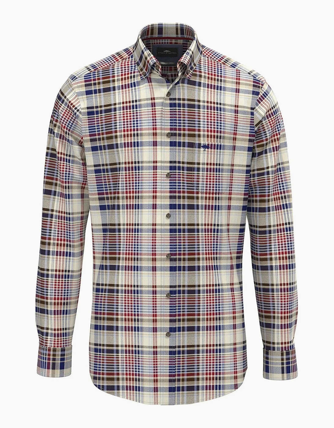 Fynch-Hatton Long Sleeve Shirt Garnet Red, 4 of 3
