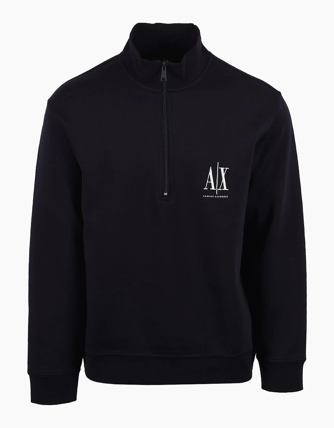 Armani Exchange Half Zip Sweatshirt Deep Navy, 5 of 4