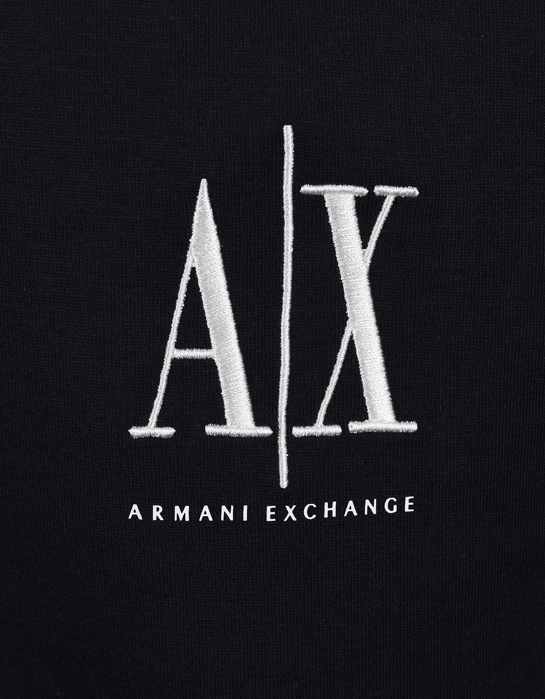 Armani Exchange Half Zip Sweatshirt Deep Navy