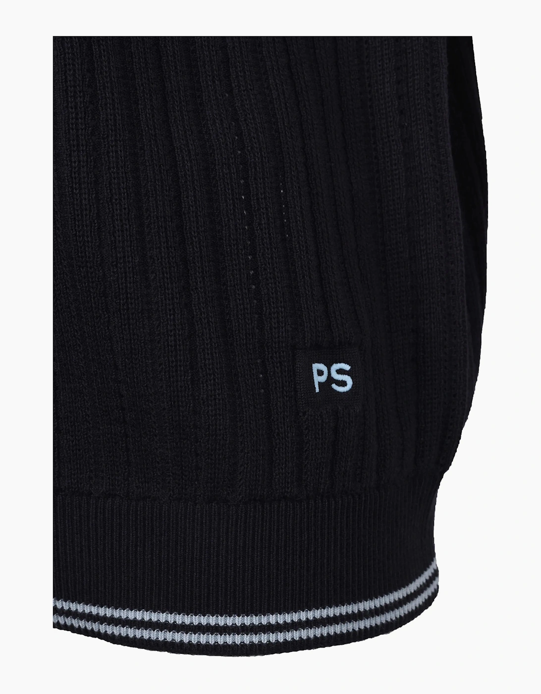 PAUL SMITH SWEATER SS POLO DARK NAVY