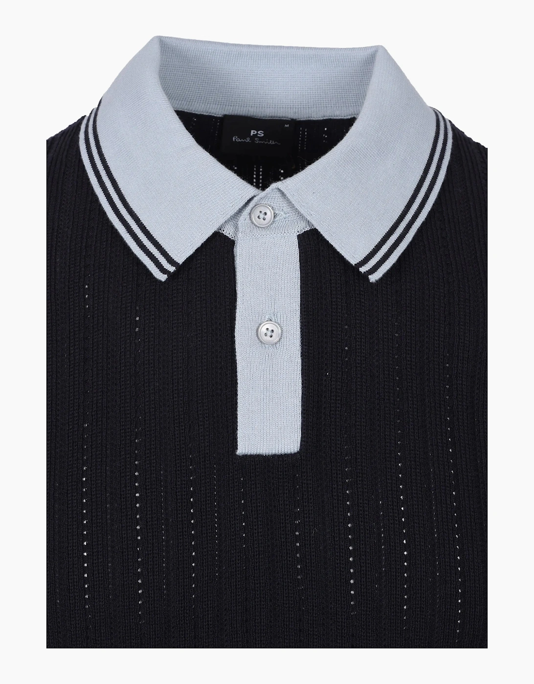 PAUL SMITH SWEATER SS POLO DARK NAVY