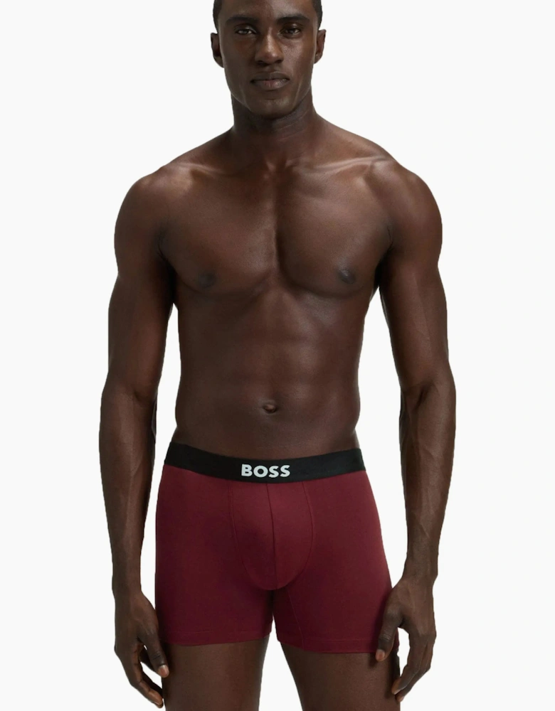 BOSS 3P D.BECKHAM BOXER BRIEFS Blue/Navy/Red
