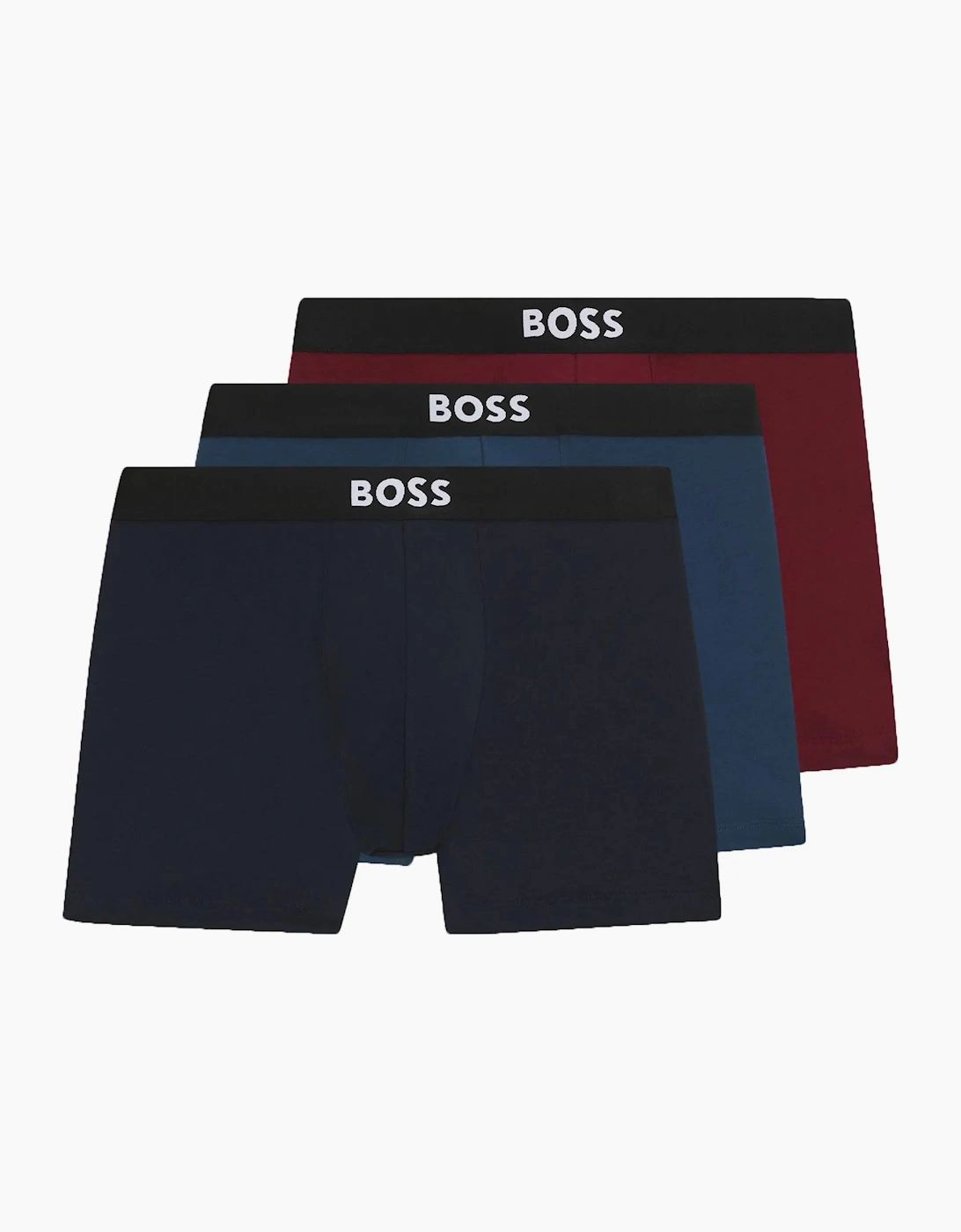 BOSS 3P D.BECKHAM BOXER BRIEFS Blue/Navy/Red