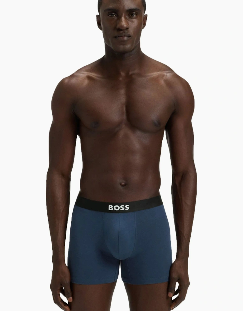 BOSS 3P D.BECKHAM BOXER BRIEFS Blue/Navy/Red
