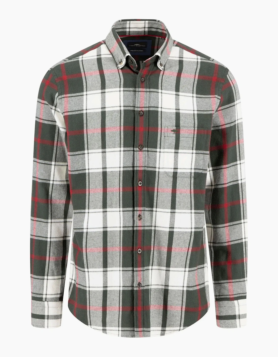 Fynch-Hatton Long Sleeved Shirt Dark Ivy, 4 of 3