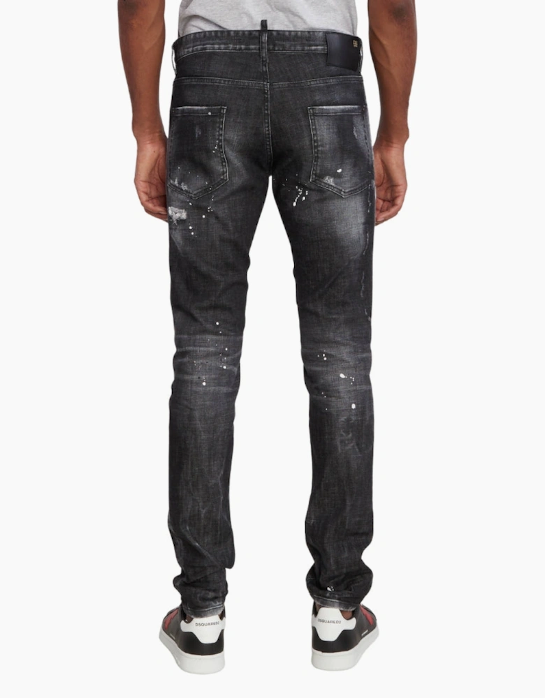 Dsquared2 Cool Guy Jean Black Ripped Wash Jeans¬†