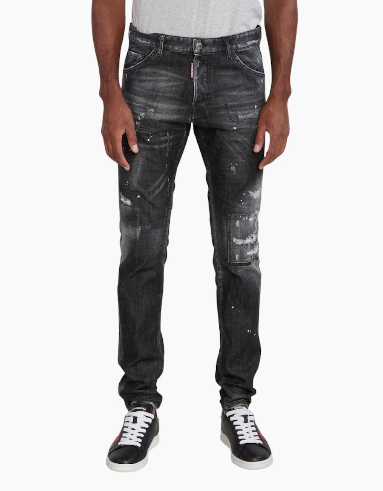 Dsquared2 Cool Guy Jean Black Ripped Wash Jeans¬†