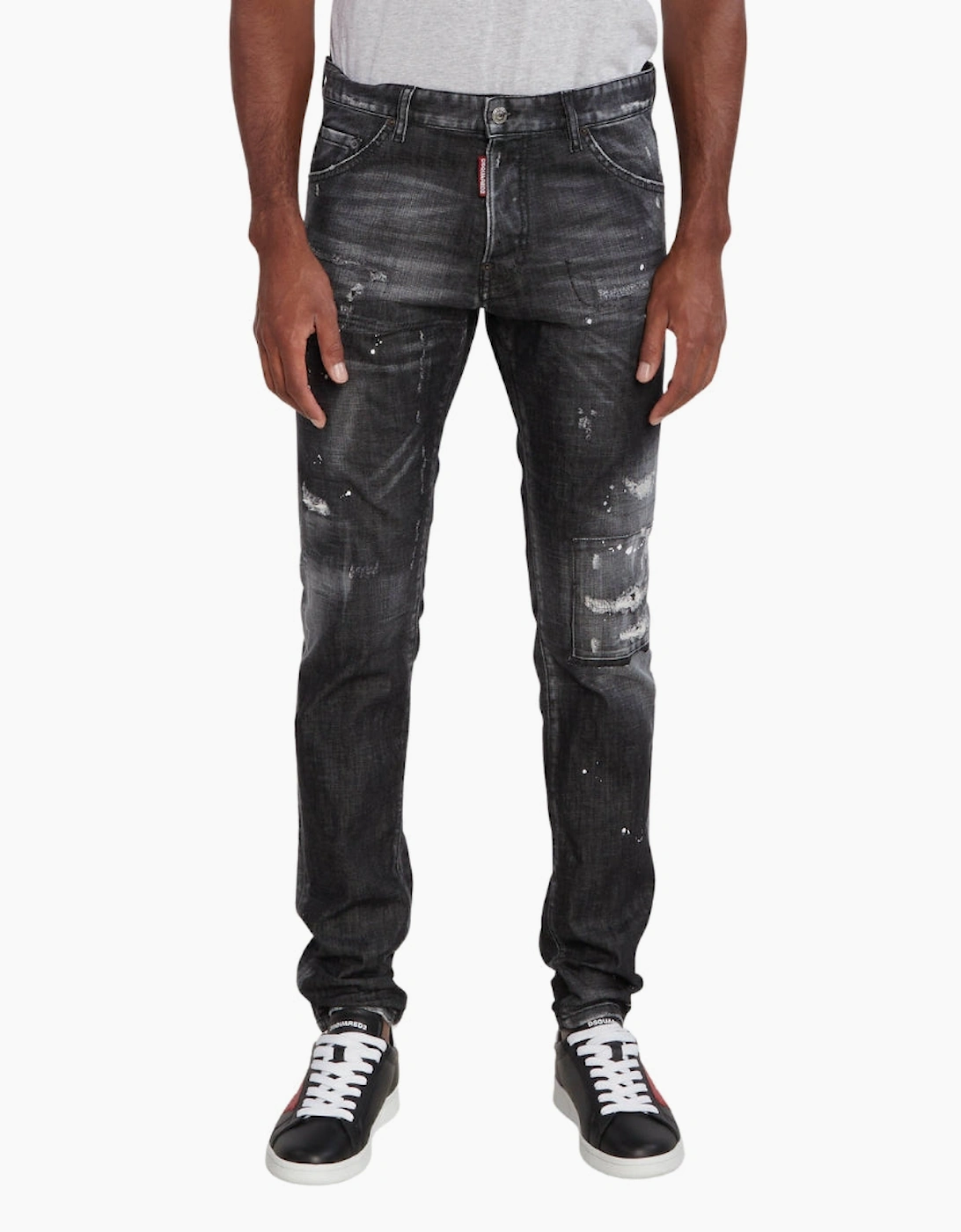 Dsquared2 Cool Guy Jean Black Ripped Wash Jeans¬†