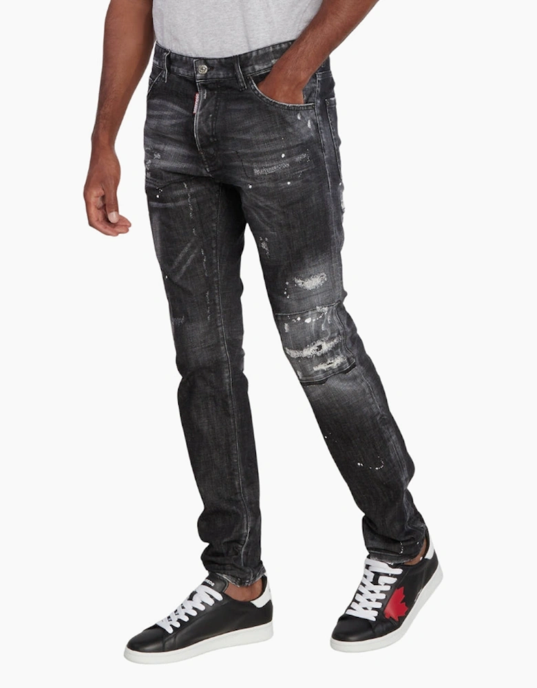 Dsquared2 Cool Guy Jean Black Ripped Wash Jeans¬†