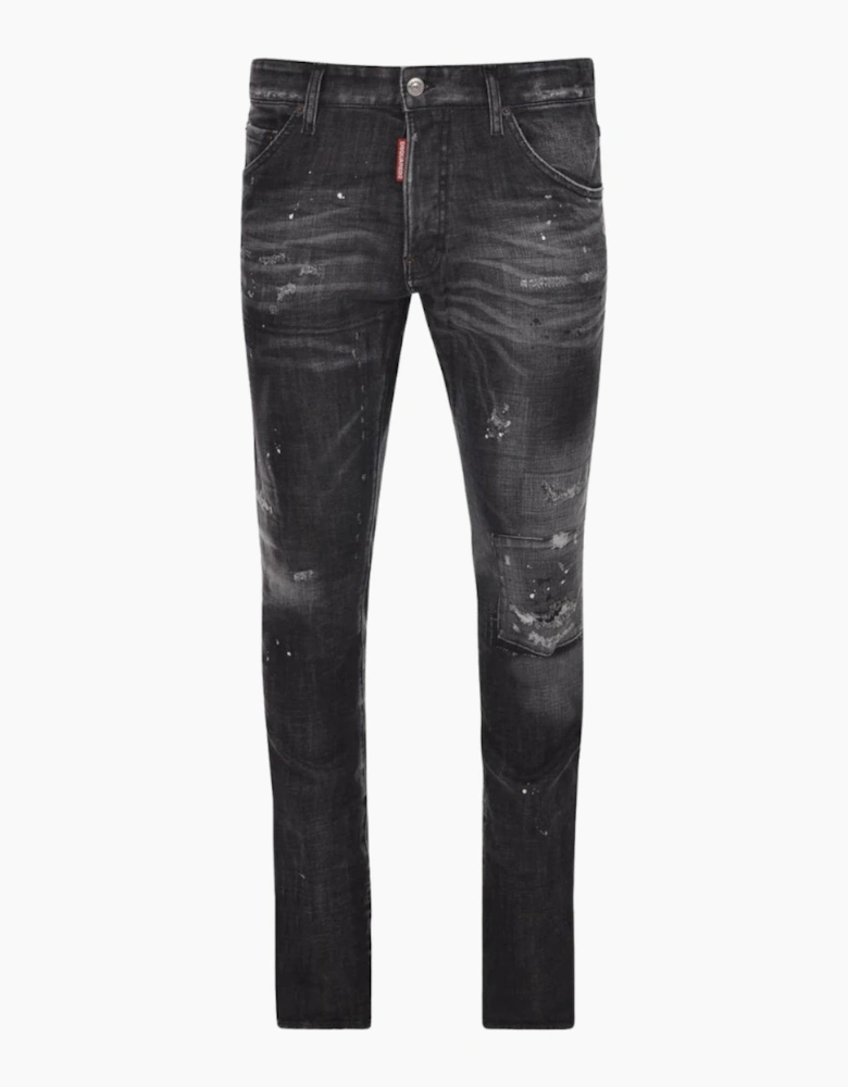 Dsquared2 Cool Guy Jean Black Ripped Wash Jeans¬†