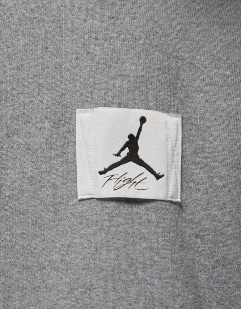Nike Small Box Jordan Logo Plain Grey Sweatshirt