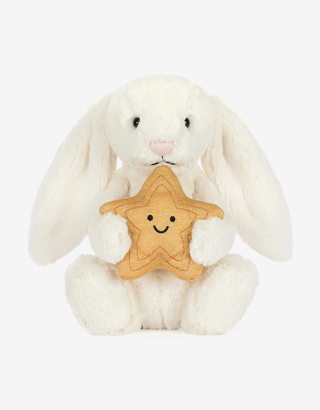 Jellycat Girls Cream 'S Bunny With Star In Ivory (31Cm) - Size: One Size, Kids