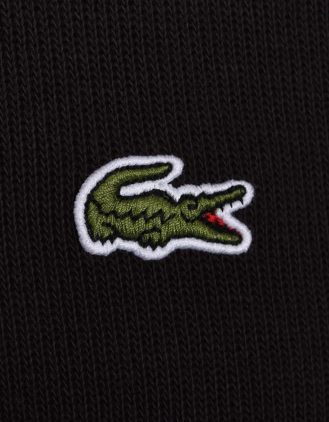 LACOSTE HALF ZIP SWEATSHIRT BROWN