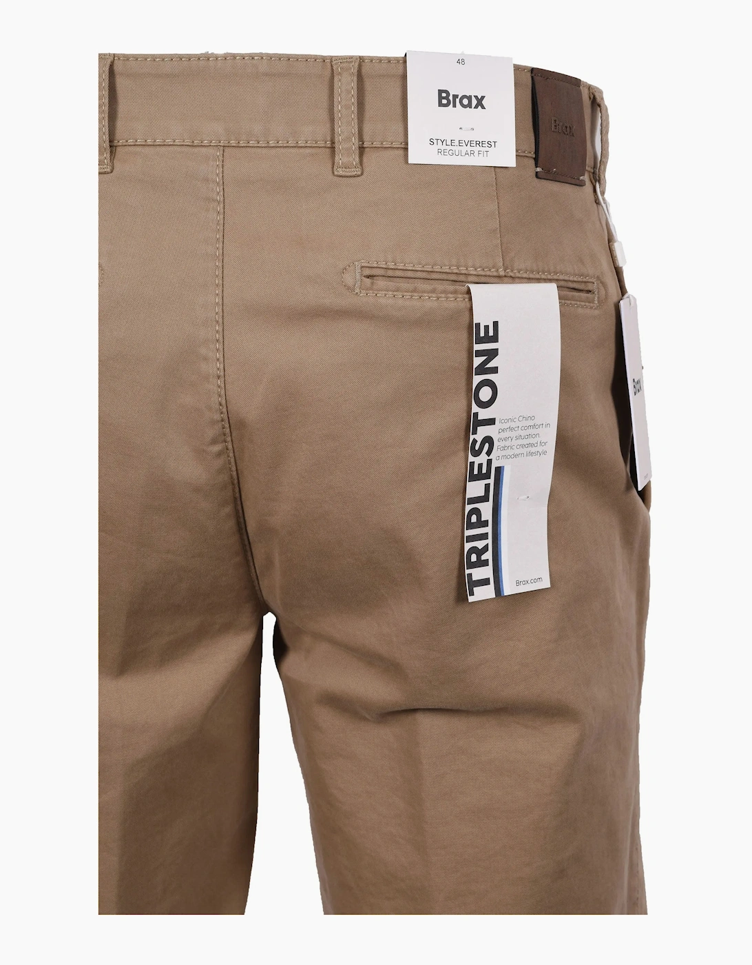 Brax Everest Cotton Chino Stone, 4 of 3